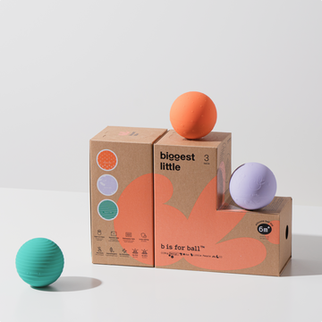 b is for ball™ - 3-ball Set | Montessori-Inspired "L" Shape Toy Box