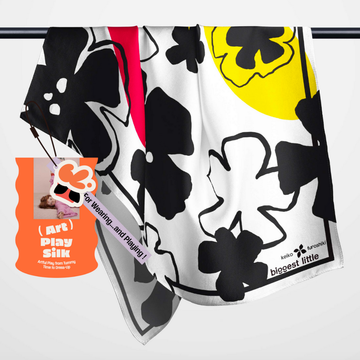 Art Play Silk – Limited Edition Sensory Scarf by Biggest Little x Keiko Furoshiki