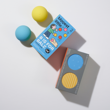 b is for ball® x Sundae Kids - 2-Ball Set in “Honk Honk” Bus Toy Box