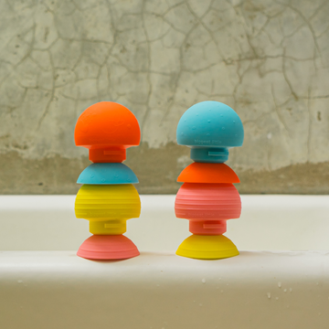 b is for ball® x Sundae Kids - 2-Ball Set in “Beep Beep” Car Toy Box