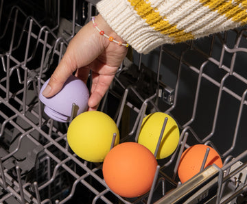 pop b is for ball® into the dishwasher for easy cleaning