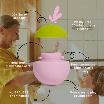 Your (Un)Ordinary Bath Toy - b is for ball® - Strawberry Matcha